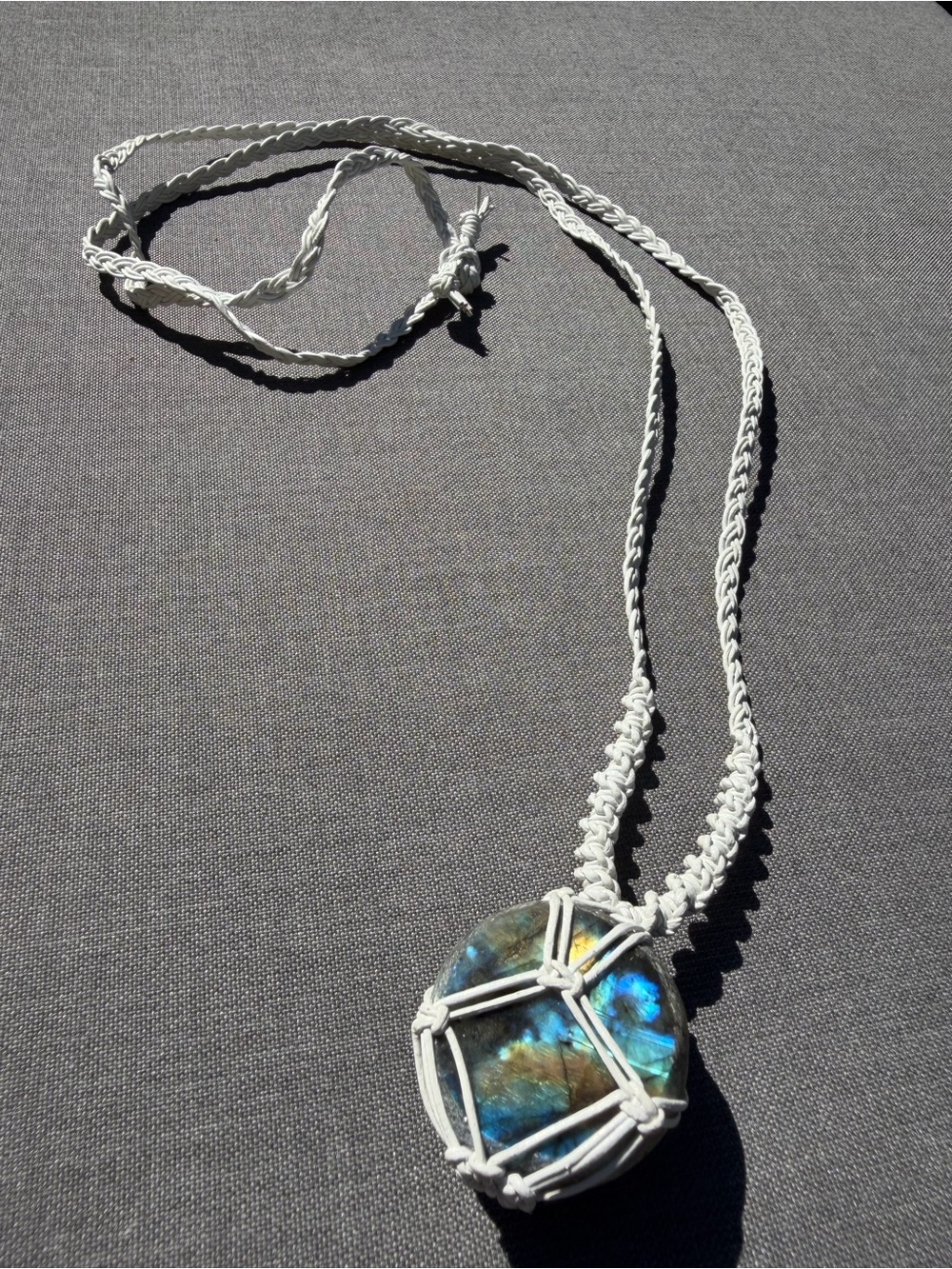 Labradorite tailsman necklace
